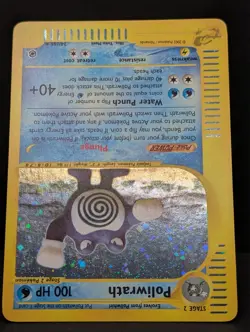 Poliwrath 024/165 Expedition Base Holo Rare Pokemon TCG Nintendo e-reader LP+ - Image 4