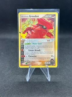 2021 Pokemon Celebrations: Classic Collection Team Magma's Groudon 9/95 - Image 1
