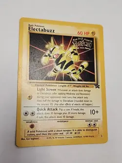 Pokemon - Electabuzz - Arcanine - Mew - Scizor - Misdreavus - Black Star Promos - Image 1