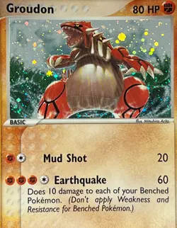 Groudon 102/101 Pokemon 2004 EX Hidden Legends-Secret Rare Holo -NM+ - Image 2