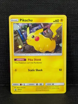 Pikachu SM157 Sun Moon Black Star Promo Holo NM - Image 1