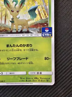 Pokemon | Leafeon 382/SM-P Gym Sun & Moon Black Star Promo 2019 Japanese - Image 5