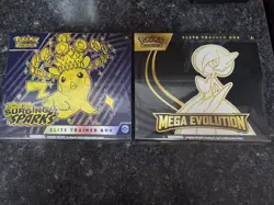 Pokemon TCG Surging Sparks & Mega Evolution ETB Brand NEW/Sealed - Image 1