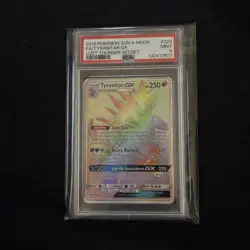 PSA 9 - Tyranitar GX 223/214 SM Lost Thunder - Pokemon - Image 1