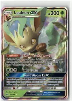 Leafeon GX, Pokemon SM - Ultra Prism Ultra Rare, 13/156 NM - Image 1