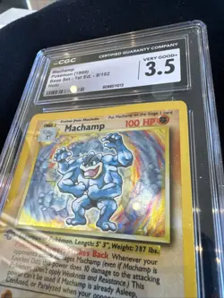 Machamp Pokemon 1999 Base Set 1st First Edition 8/102 Holo Vintage Rare - Image 4