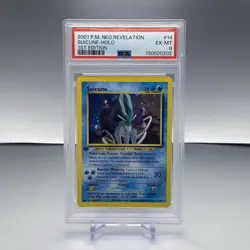2001 POKEMON NEO REVELATION 1ST EDITION #14 SUICUNE-HOLO PSA 6 - Image 1