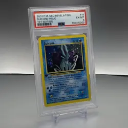 2001 POKEMON NEO REVELATION 1ST EDITION #14 SUICUNE-HOLO PSA 6 - Image 2