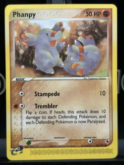 Pokemon TCG English E Reader Vintage Phanpy 62/109 Ruby and Sapphire Regular NM - Image 3
