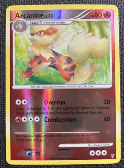 Pokemon TCG Arcanine 50/147 Reverse Holo Platinum Supreme Victors 2009 - MP - Image 1