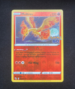 Moltres 012/078 Pokemon GO Holo (NM) - Image 1