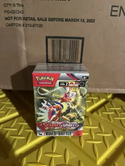 Pokemon TCG Scarlet & Violet Base Set - Build & Battle Box New Factory Sealed - Image 1
