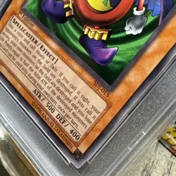 2003 Yu-Gi-Oh! SDJ Time Wizard 1st Edition PSA 9 Mint - Image 3