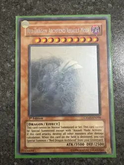 Yu-Gi-Oh Red Dragon Archfiend/Assault Mode CRMS-EN004 Ghost Rare 1st Edition - Image 4