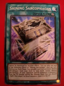 Yugioh Shining Sarcophagus LEDE-EN051 - Image 1