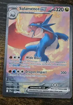 Pokemon TCG Salamence EX Full Art Card Journey Together 187/159 - Image 1