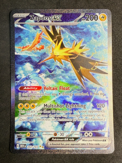 Zapdos EX SIR S&V 151 English 202/165 Pokemon Card TCG NM/M - Image 1