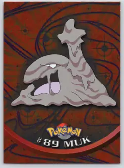 Muk Foil TOPPS Series 2 Blue Logo #89 Pokemon Card TCG NM/MINT - Image 1