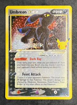 Umbreon Gold Star Holo Celebrations Classic Collection 17/17 Pokemon Card TCG NM - Image 1