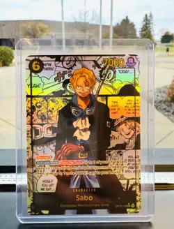 OP13-120 Sabo SEC Manga Rare (Super Alternate Art) One Piece Card Game English - Image 1