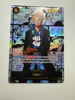 OP13-120 Sabo SEC Manga Rare (Super Alternate Art) One Piece Card Game English - Image 2