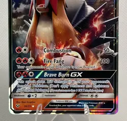 Pokemon TCG - ENTEI GX 10/73 - Sun & Moon Shining Legends - Holo Rare - NM Card - Image 3