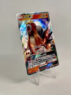 Pokemon TCG - ENTEI GX 10/73 - Sun & Moon Shining Legends - Holo Rare - NM Card - Image 4