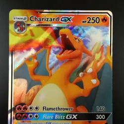 Charizard GX 9/68 Hidden Fates Holo Full Art Pokemon Card - Image 2