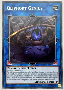 EXFO-EN095 Qliphort Genius - Rare Unlimited Near Mint YuGiOh Card - Image 1