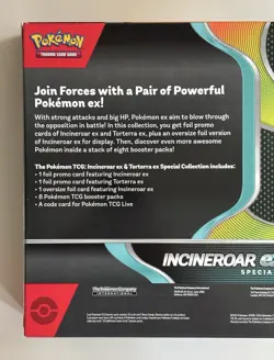 Pokemon Trading Card Game Incineroar ex and Torterra ex Special Collection Box - Image 5