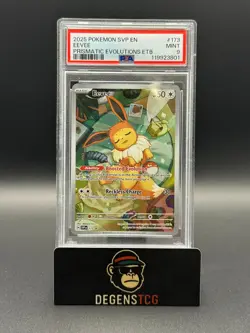 PSA 9 Eevee 173 Sv: Scarlet & Violet ETB Promo Cards Holo - Image 1