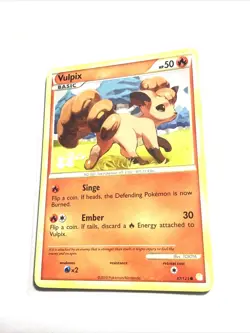VULPIX - 87/123 - HeartGold SoulSilver HGSS - Pokemon Card - NM - Image 1