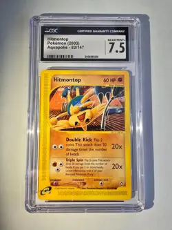 Hitmontop Aquapolis Pokemon (2003) 82/147 CGC 7.5 - Image 1