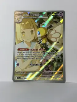 Lillie's Ribombee - 164/159 Journey Together Illustration Rare Pokemon - NM/MINT - Image 1