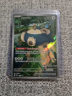 Pokemon TCG Snorlax 151 Promo 051 with Pokemon Center Stamp Sealed Near Mint - Image 1