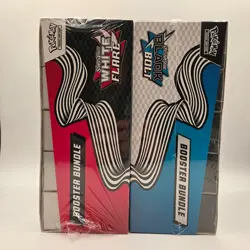 Sealed Pokemon Scarlet & Violet White Flare & Black Bolt Booster Bundle Display - Image 5
