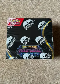 Pokemon TCG: Mega Evolution Phantasmal Flames Booster Box (36 Packs) | Brand New - Image 1