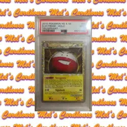 Pokemon 2010 Electrode Holo HeartGold & SoulSilver Triumphant #93 Mint PSA 9 - Image 1