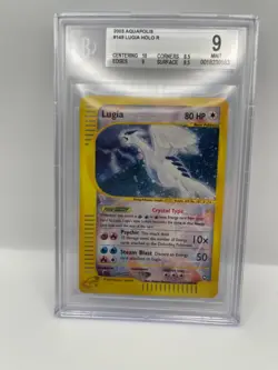 2003 Pokemon Lugia Aquapolis Crystal Holo Rare #149 BGS 9 Mint - Image 2