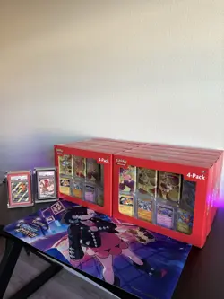 Pokemon 151 Mini Tins 4 Pack TCG Sams Club Exclusive *SEALED IN-HAND* (LOT of 2) - Image 1