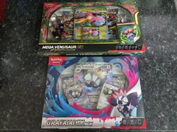 Pokemon TCG Mega Venusaur Ex Box & Grafaiai Ex box Brand New Sealed - Image 1