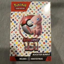 Pokemon TCG Scarlet & Violet 151 Booster Bundle Sealed New (6 packs) - Image 1