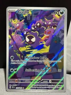 Pokemon Gastly 177/162 Illustration Rare Temporal Forces IR - Image 1