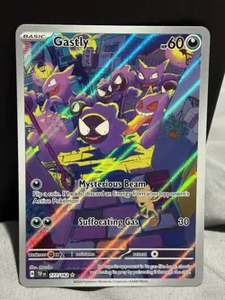 Pokemon Gastly 177/162 Illustration Rare Temporal Forces IR - Image 3