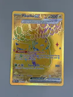 Pikachu ex 179/131 Hyper Rare Prismatic Evolutions Pokemon NM - Image 1