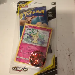 Pokemon TCG Mimikyu SM163 Team Up Holo Blister NM/Mint Condition Sealed New - Image 1