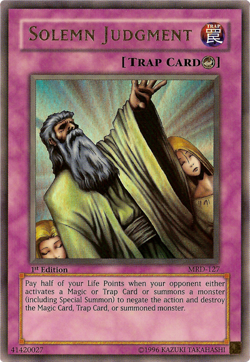 Solemn Judgment MRD-127 - Ultra Rare - Lightly Played Unlimited YuGiOh! TCG - Image 1