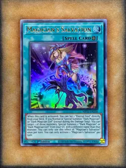 Yugioh Magician’s Salvation MP21-EN256 Ultra Rare 1st Ed NM - Image 1
