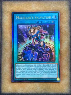 Yugioh Magician's Salvation RA01-EN068 Prismatic Ultimate Rare 1st Ed NM - Image 1