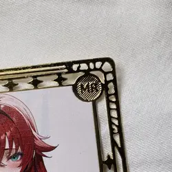MR Waifu Anime Girl Metal Frame Trading Card - Limited Fan Art Collectible #2 - Image 2